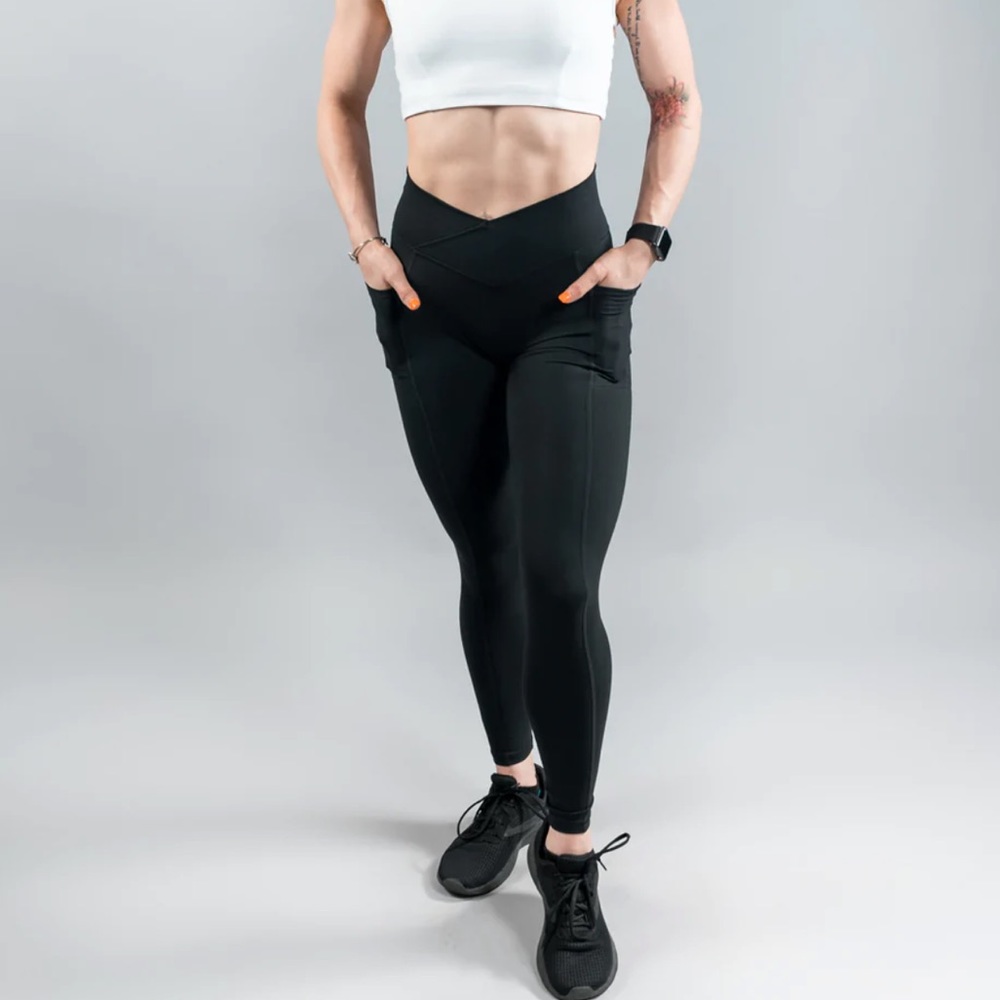 Till You Collapse vortex pocket leggings - Black S
